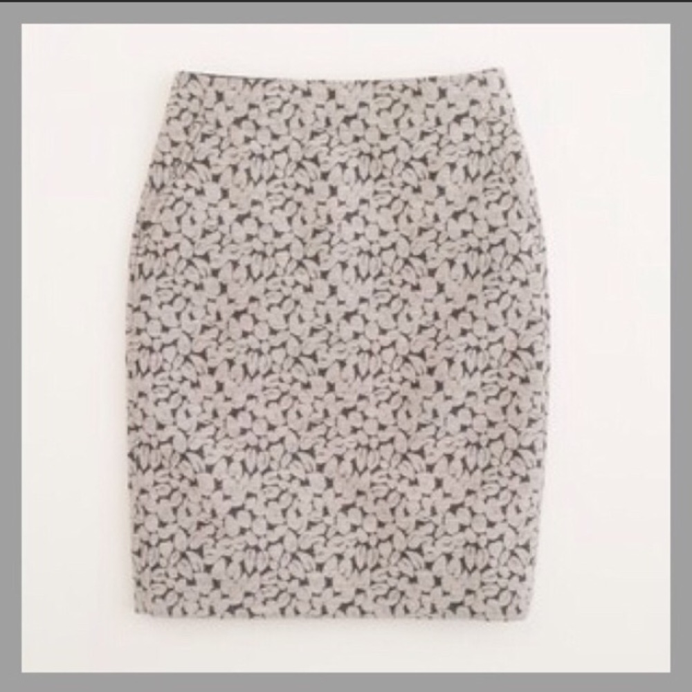 J. crew black label vineyard pencil skirt